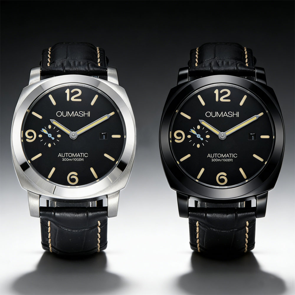 Stainless Bracelet Diver - 44mm Men's Watch Seagull ST2555 Movement