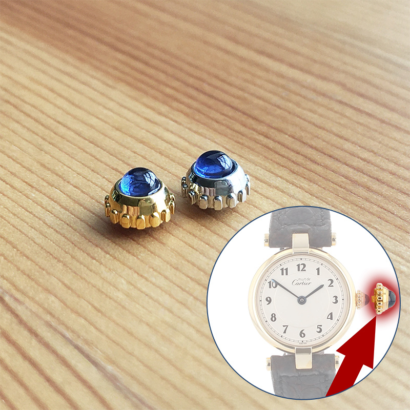 Cartier Watch Tank - Sapphire Dây Thái Cho Cartier Phải