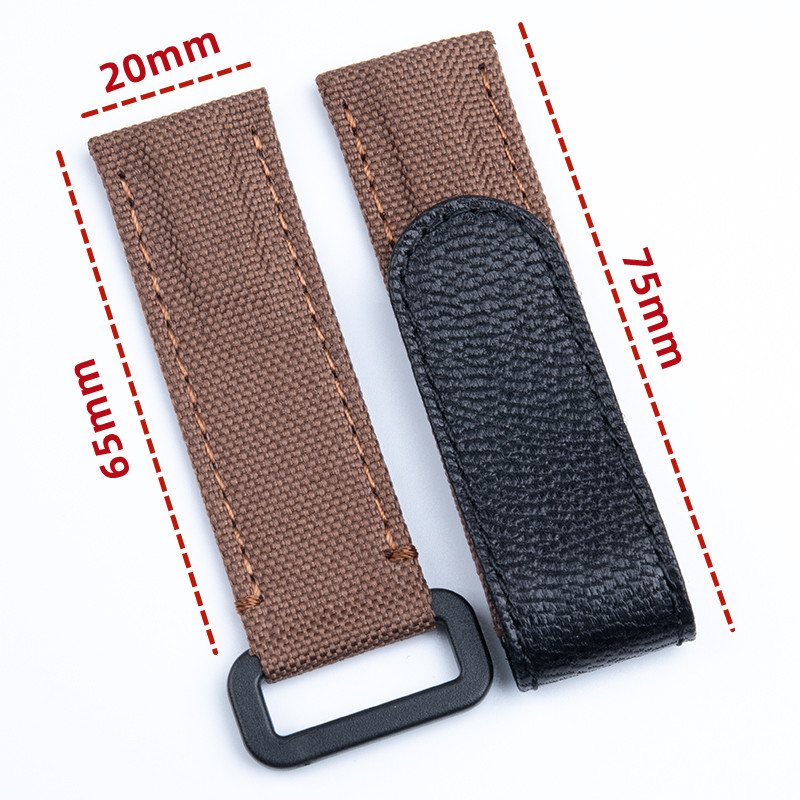 20mm Hook and Loop Fastener Ca - đánh giá và giá Canvas Strap Watch