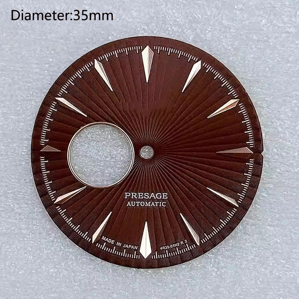 NH38 35mm s logo dial presage  - đánh giá và giá Seiko Watch Presage