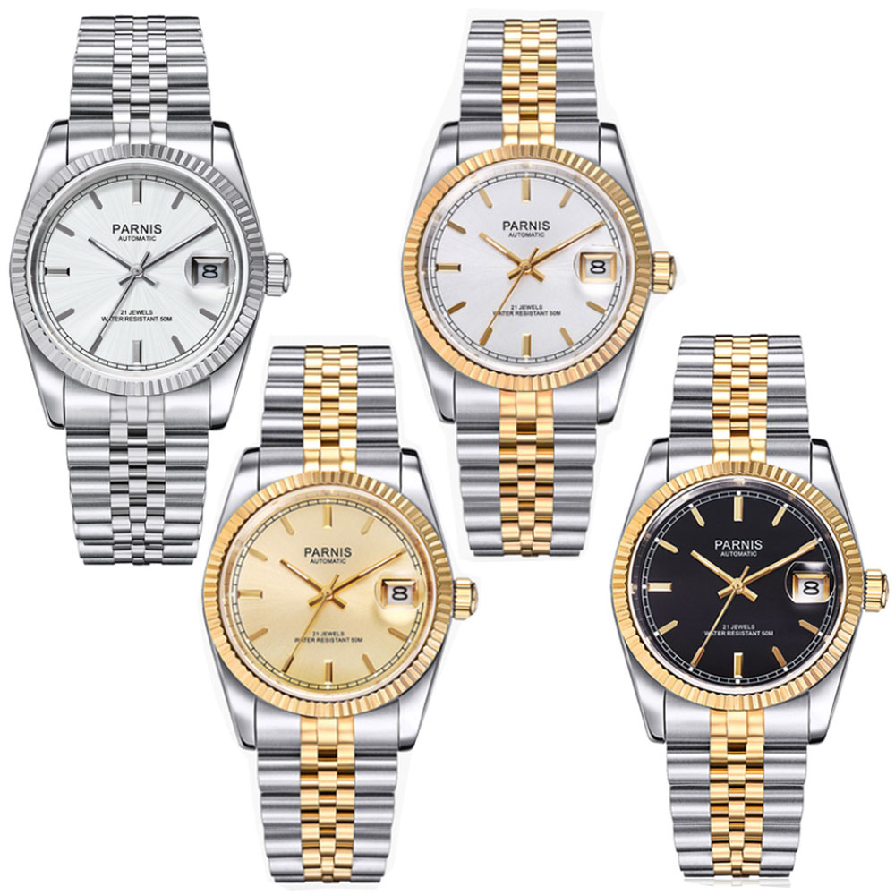 Parnis 36Mm Nam Tự Động Miyota - đánh giá và giá Rolex Watch Datejust