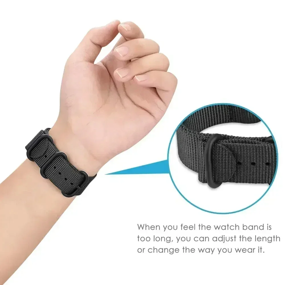 Canvas Nylon Strap for Garmin  - đánh giá và giá Canvas Strap Watch