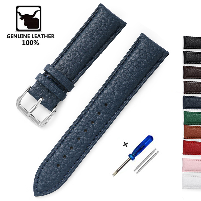 Litchi Pattern Soft Leather Wa - đánh giá và giá Suede Strap Watch