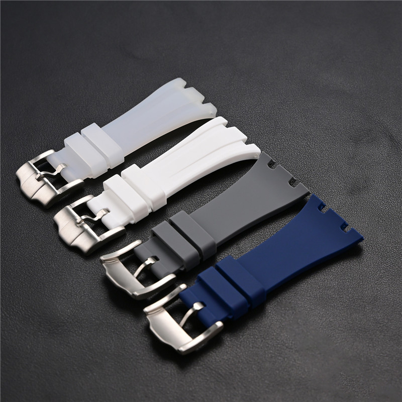 Rubber Silicone Strap 26mm for - đánh giá và giá Audemars Piguet Watch Royal Oak