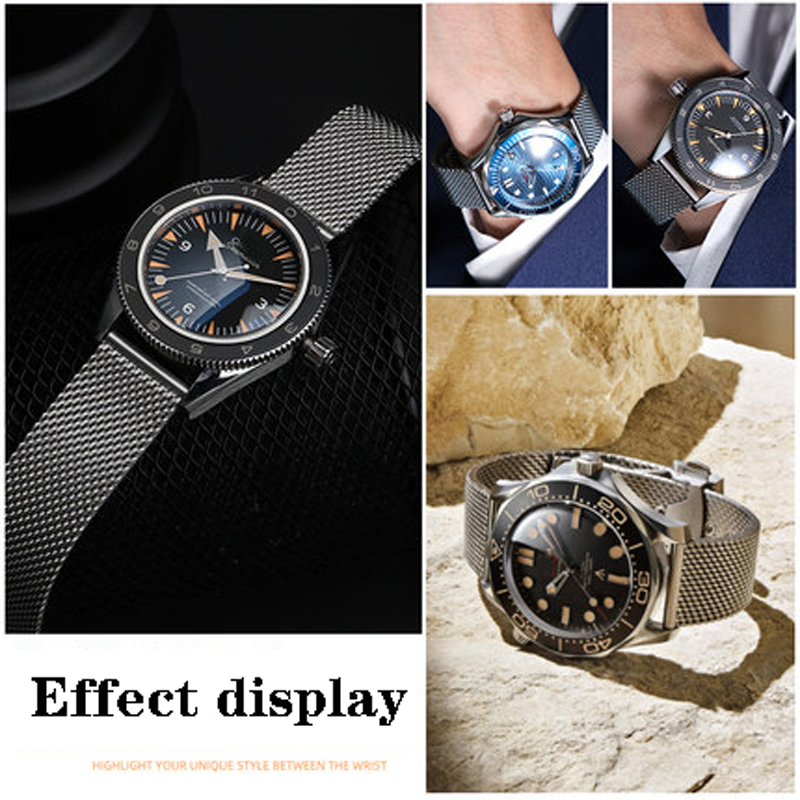 20Mm 22Mm Inox Chắc Chắn Lưới  - đánh giá và giá Omega Watch Seamaster