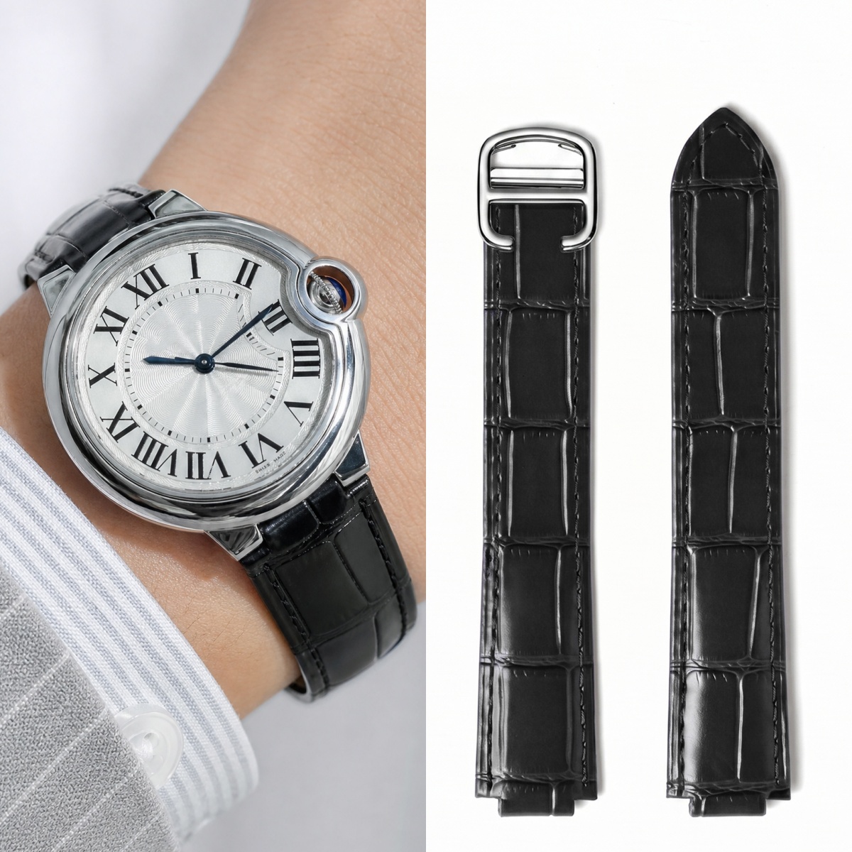 Special Double Convex Tail Lea - đánh giá và giá Cartier Watch Ballon Bleu