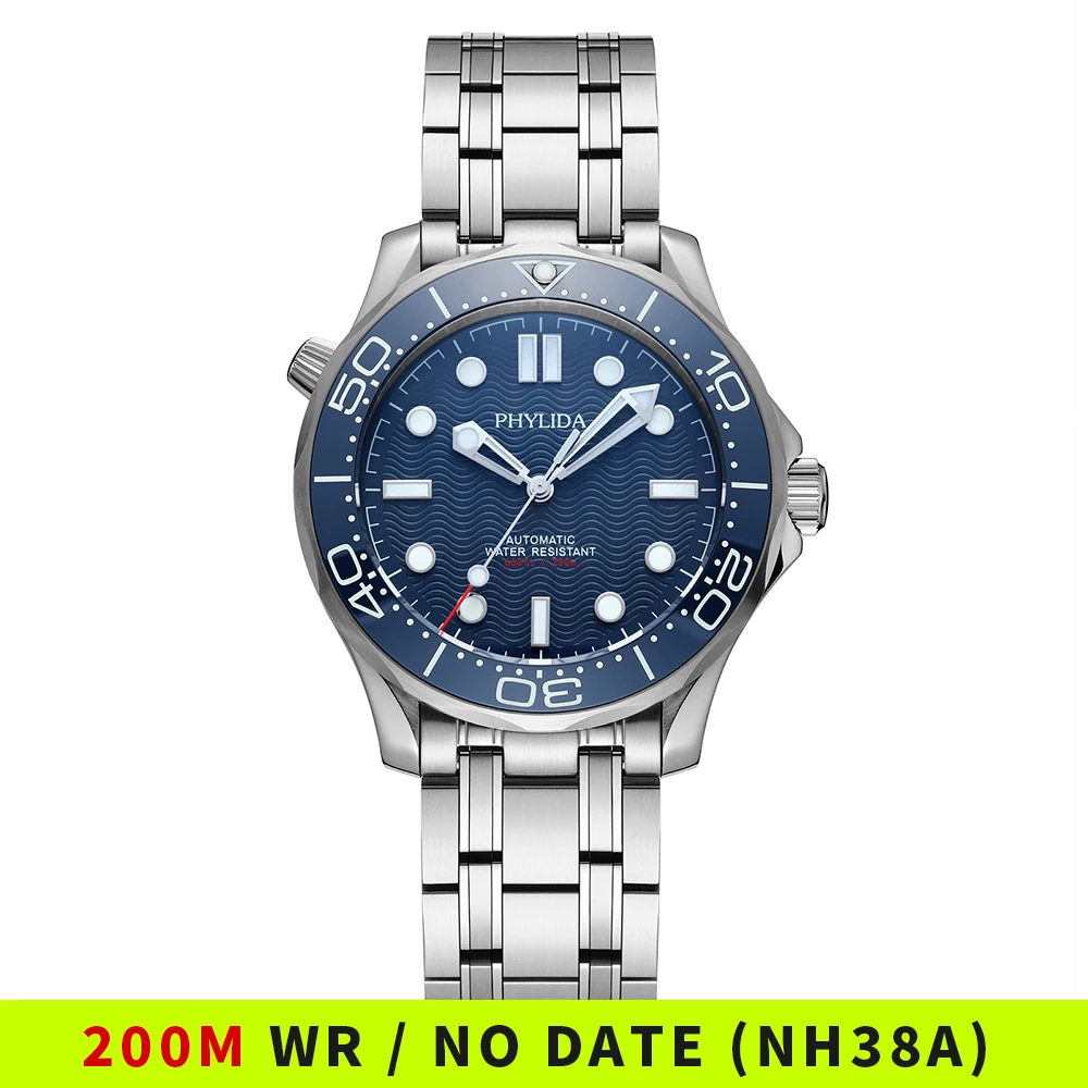 PHYLIDA Blue Dial NH38a Automa - đánh giá và giá Seiko Watch Prospex