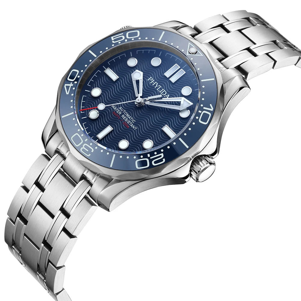 PHYLIDA Blue Dial NH38a Automa - đánh giá và giá Seiko Watch Prospex