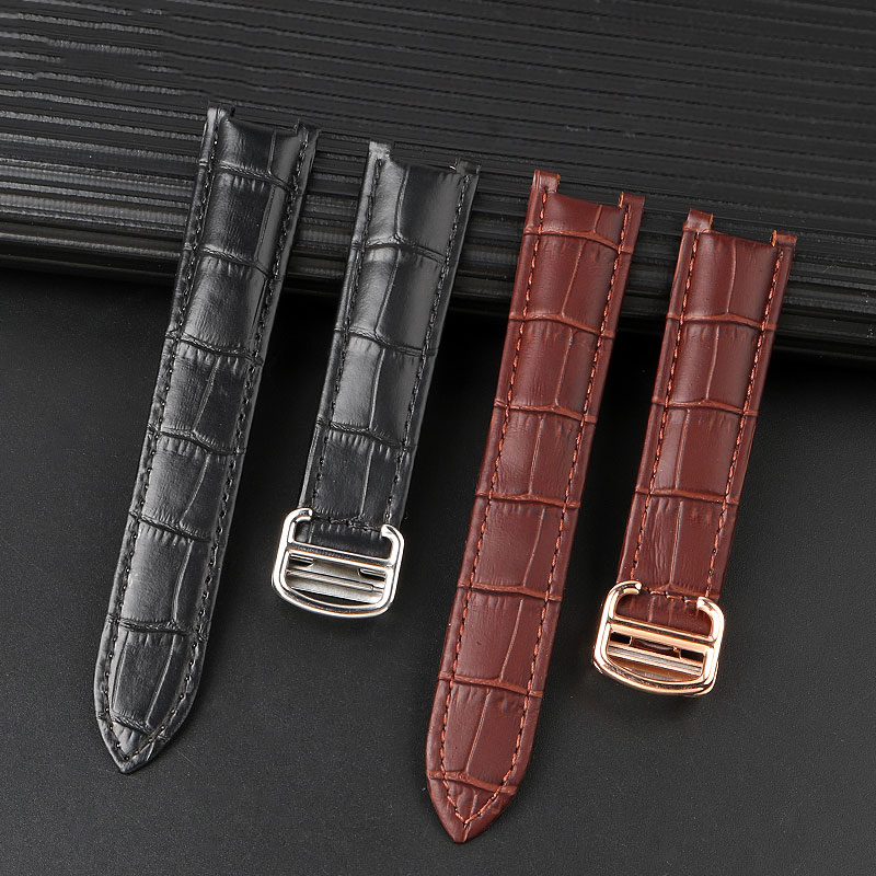 Cow Leather Watch Strap For Ca - đánh giá và giá Cartier Watch Tank
