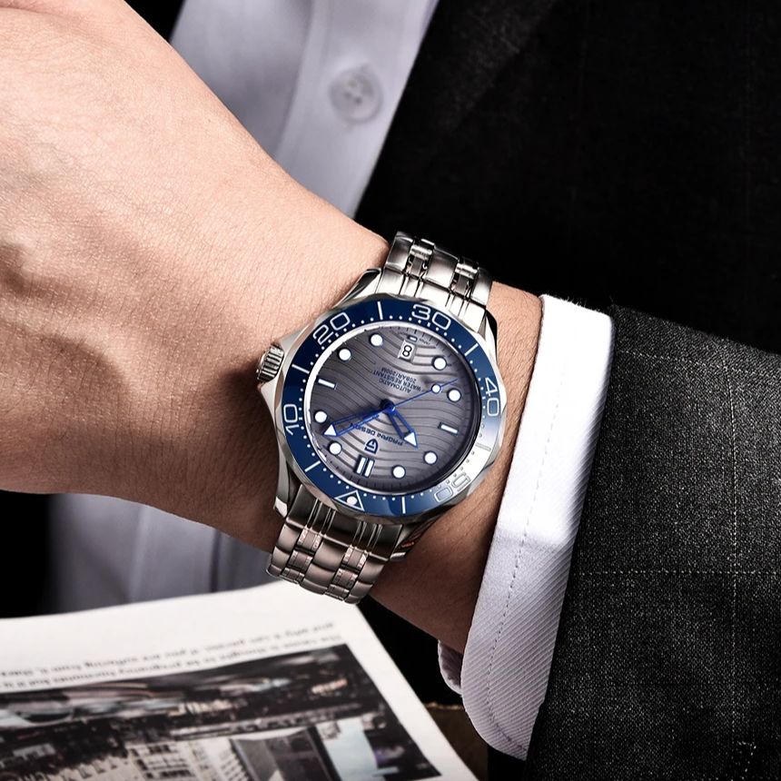 2025 New PAGANI DESIGN PD1685  - đánh giá và giá Omega Watch Seamaster