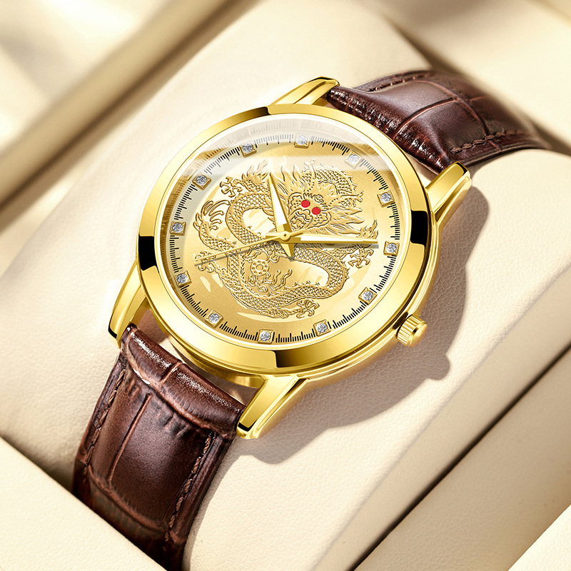 Men Quartz Watch Leather Strap - đánh giá và giá Leather Watch Band Men