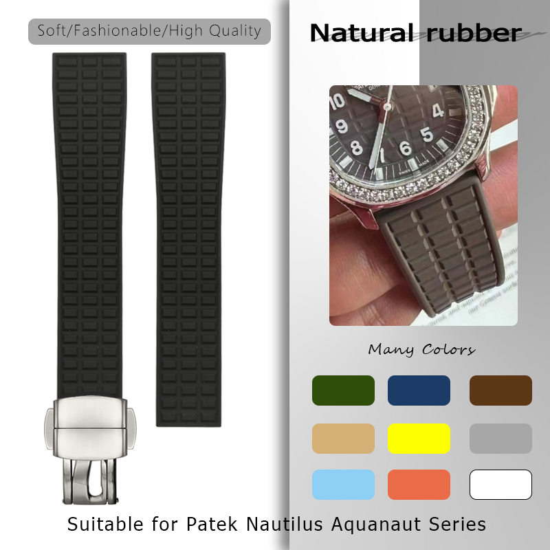 19mm 18mm Natural Rubber Watch - đánh giá và giá Patek Philippe Watch Aquanaut
