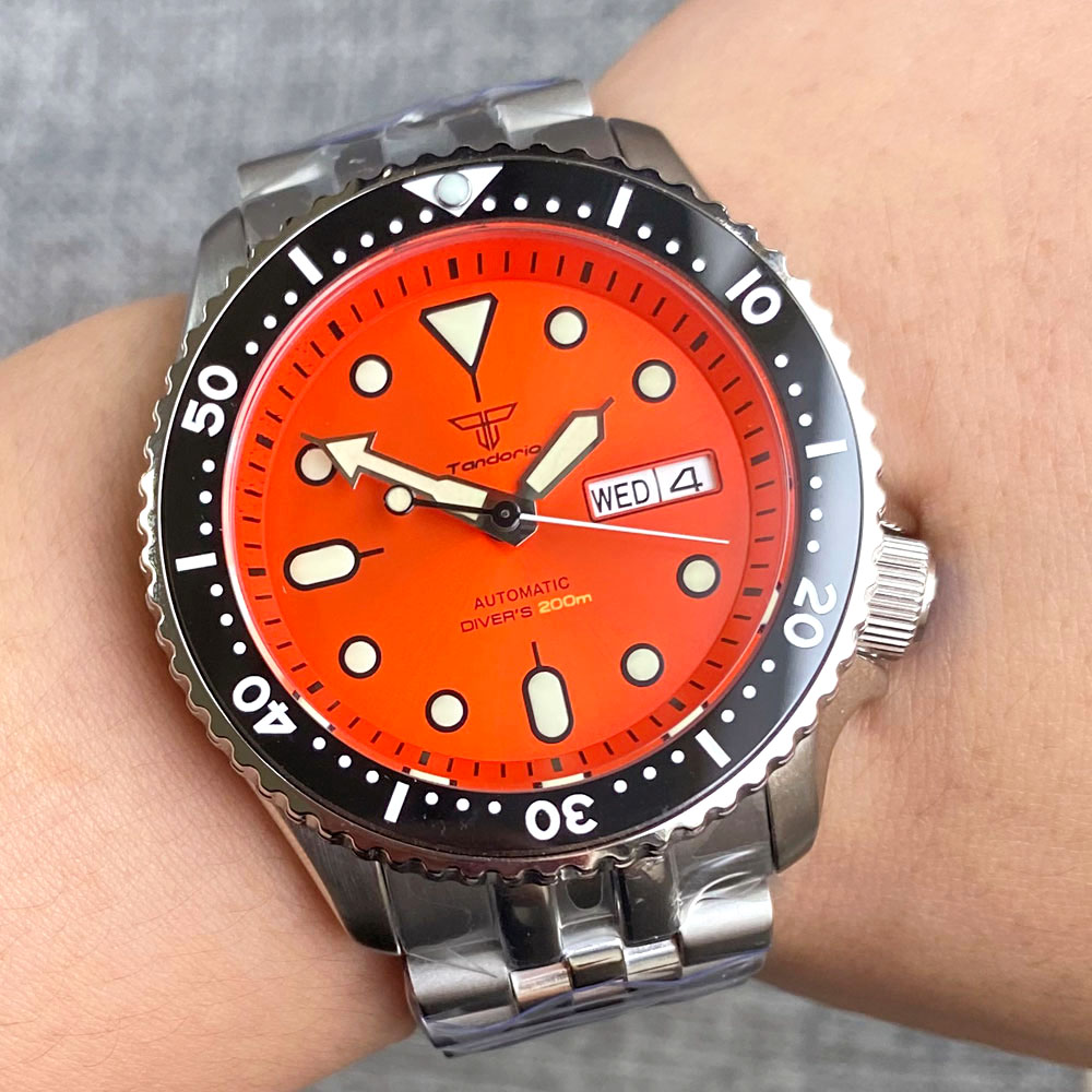 Tandorio Mod NH36A Weekday Dat - đánh giá và giá Seiko Watch Prospex